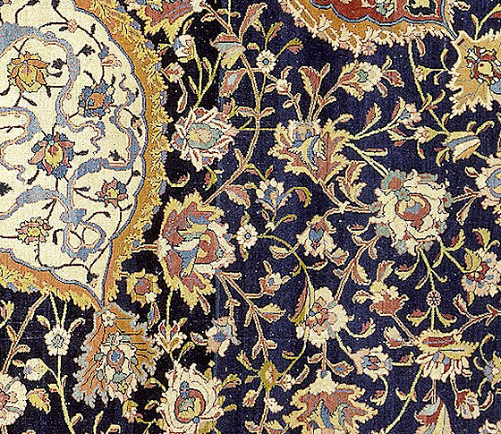 Fleurs et Lobes du Champ du tapis Ardabil